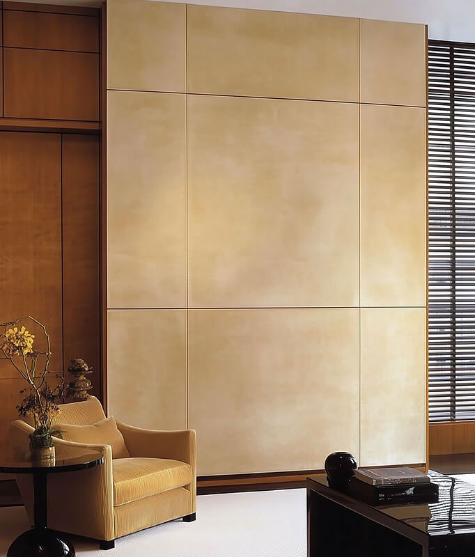 Upholstered Wall Panels In A Luxury Hotel Room Interior